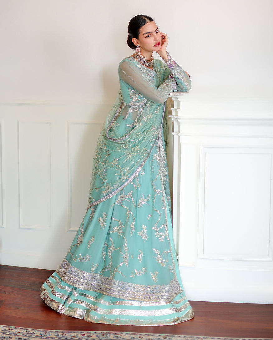 Roheenaz | Whispers of Grace Chiffon | Theodora - by Libasekhas UK - Registered Vendor of : Roheenaz - 100% Original Designer Dress