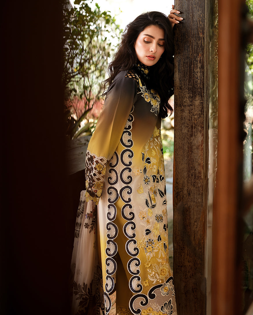 Mushq | Amoi Luxury Lawn | Timeless Charm - by Libasekhas UK - Registered Vendor of : Mushq - 100% Original Designer Dress