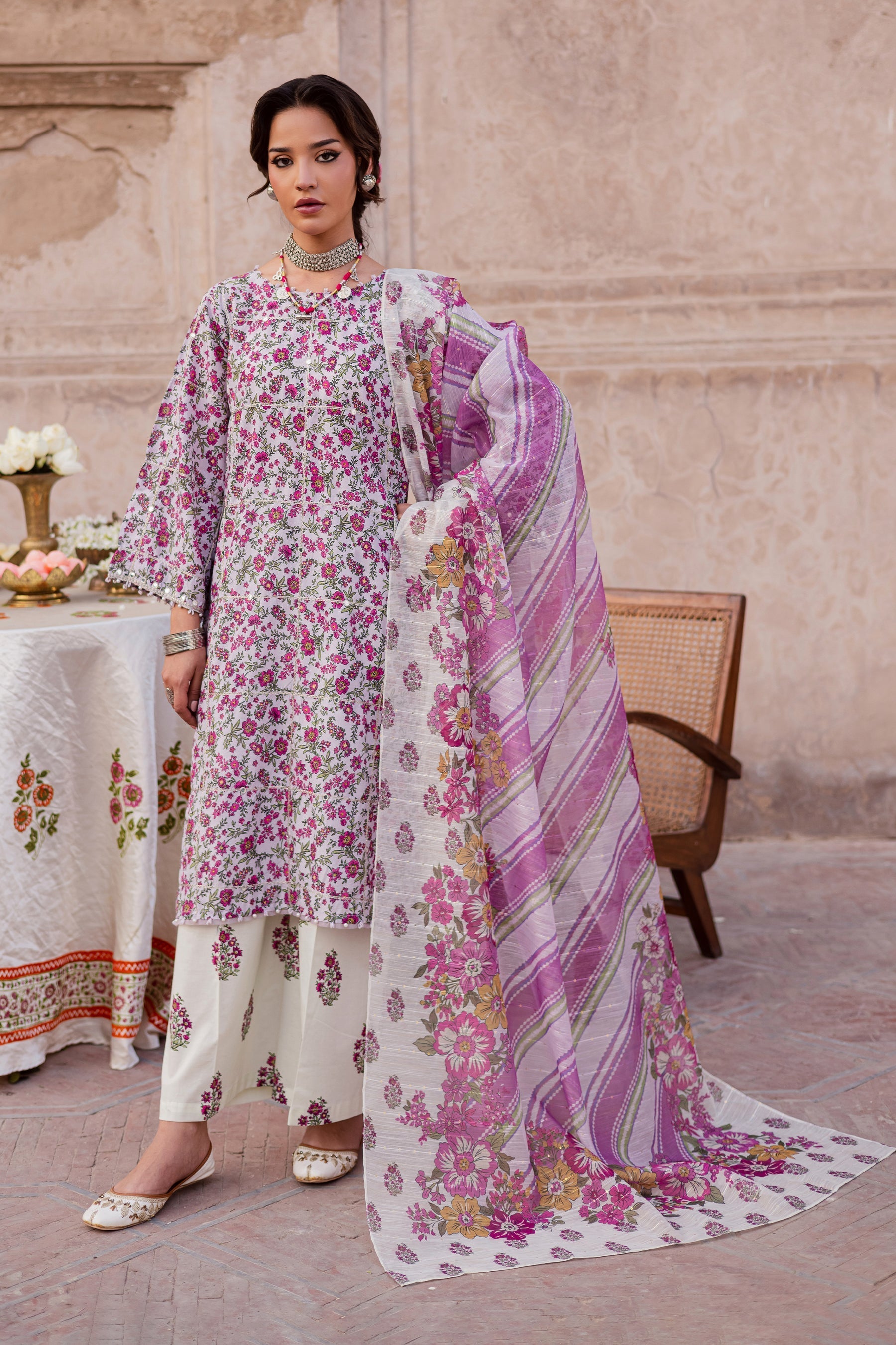 Batik | Festive Eid 26 | Truce - by Libasekhas UK - Registered Vendor of : Batik - 100% Original Designer Dress