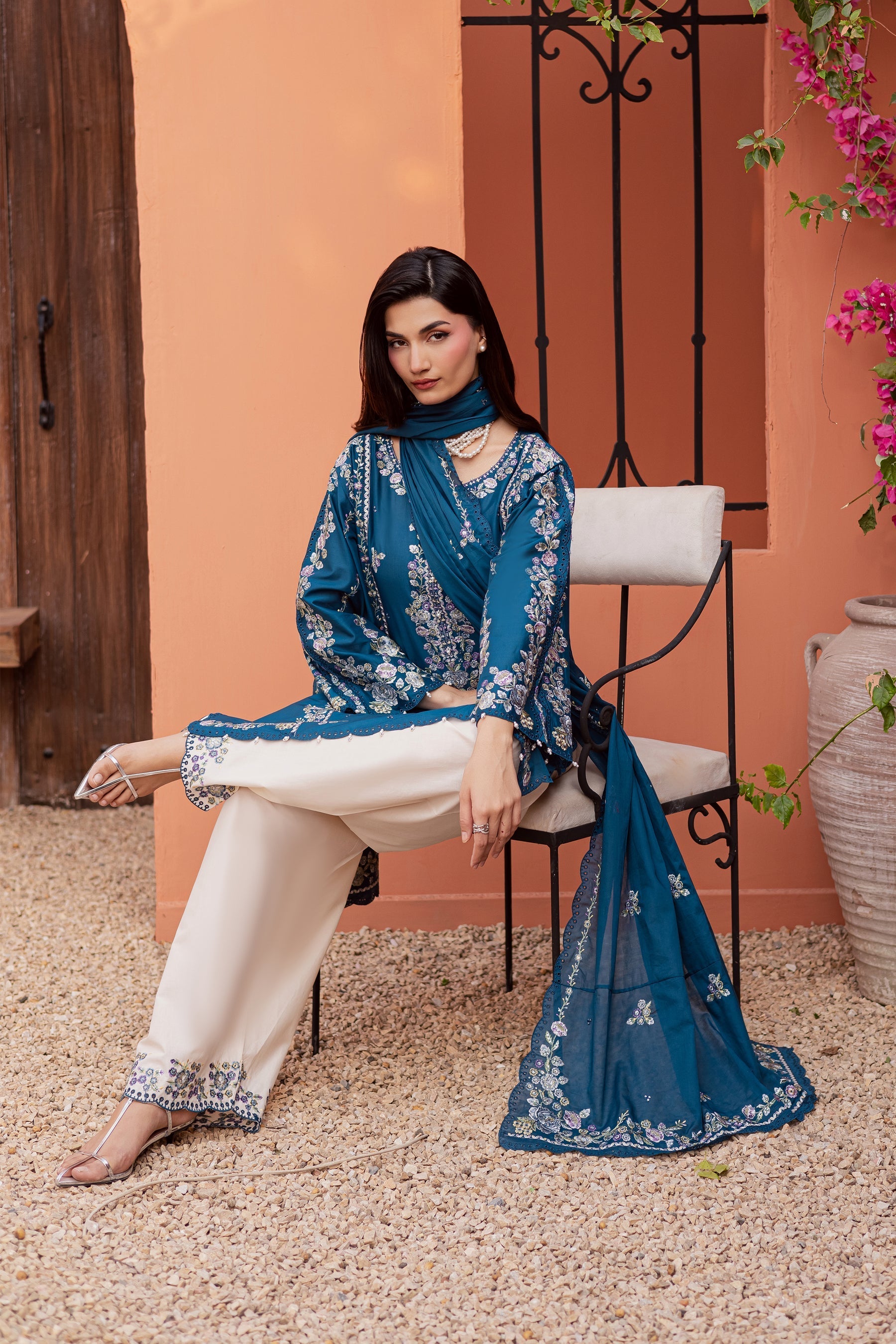 Batik | Festive Eid 26 | Twilight Bloom - by Libasekhas - Registered Vendor of : Batik - 100% Original Designer Dress