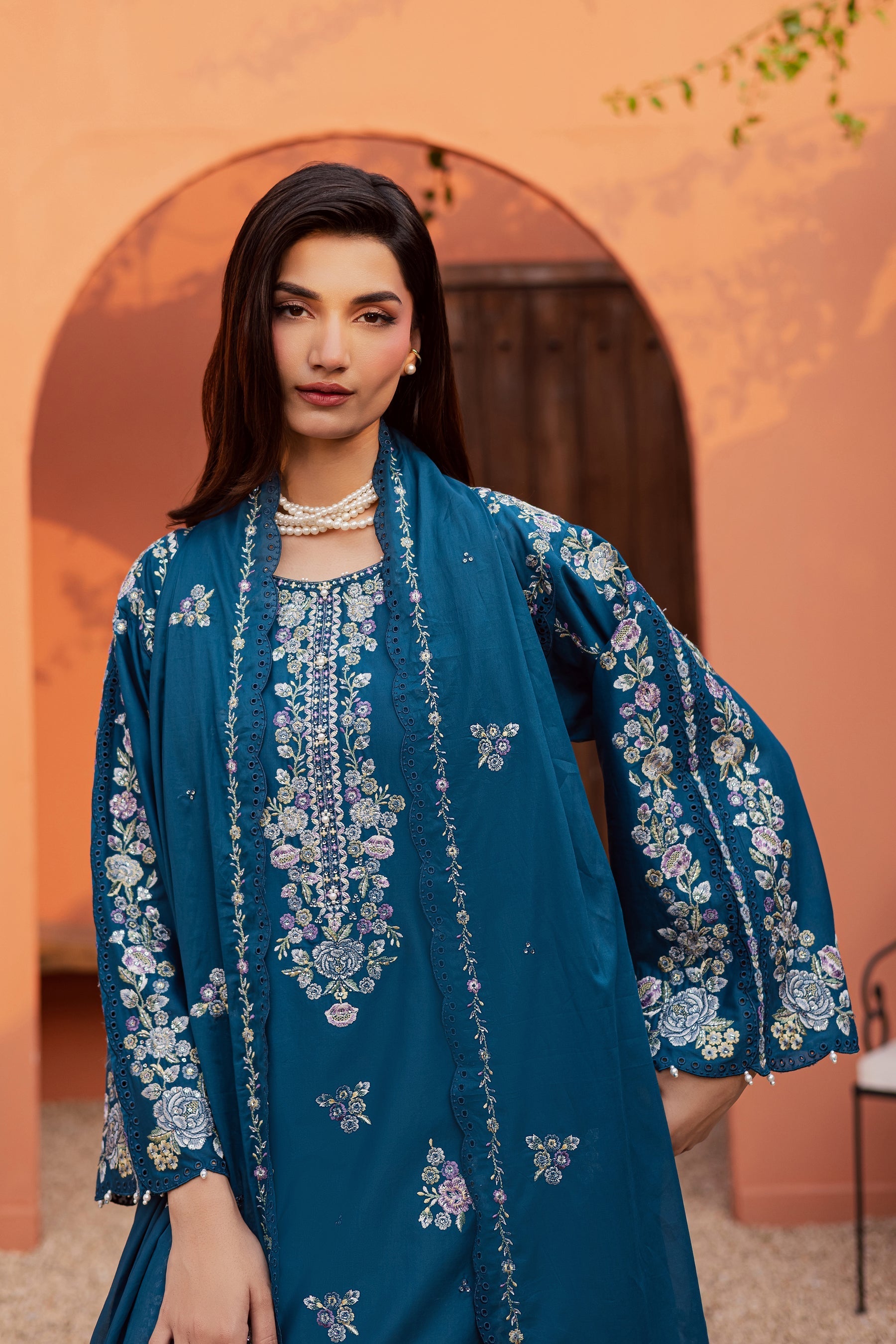 Batik | Festive Eid 26 | Twilight Bloom - by Libasekhas - Registered Vendor of : Batik - 100% Original Designer Dress