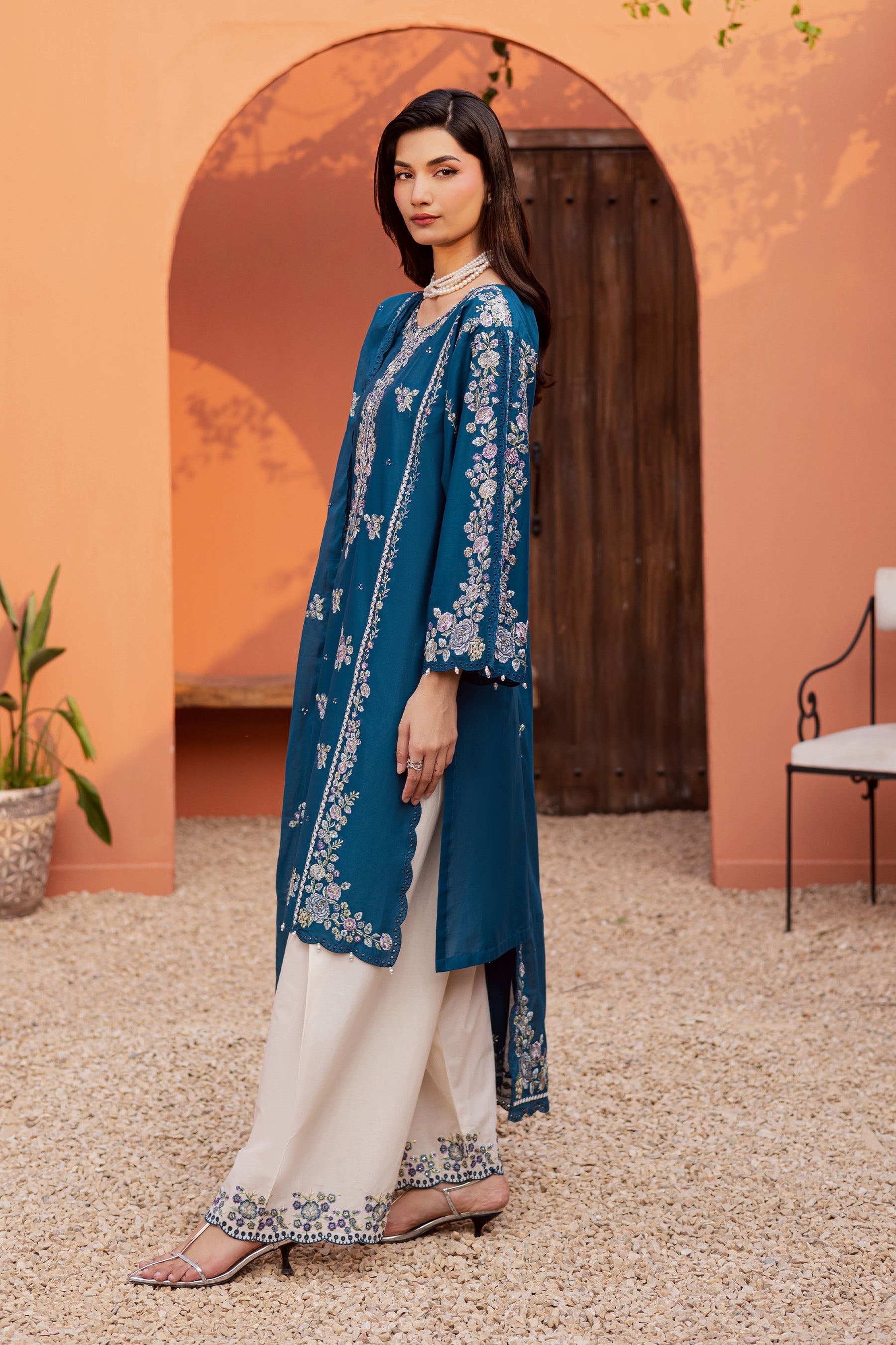 Batik | Festive Eid 26 | Twilight Bloom - by Libasekhas - Registered Vendor of : Batik - 100% Original Designer Dress