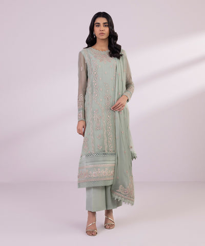 Sapphire | Eid Collection | S27 - by - Libasekhas UK - Registered Vendor of : Sapphire - 100% Original Designer Dresss