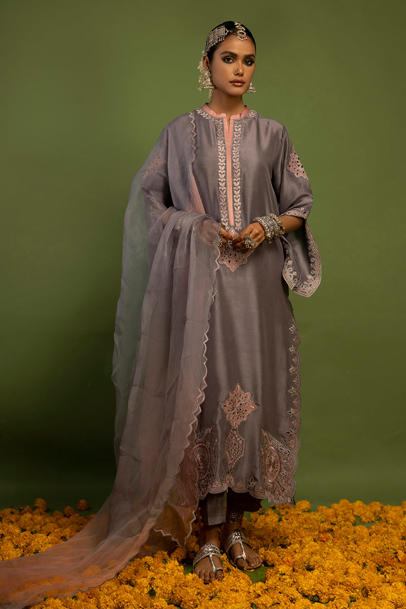 Wardha Saleem | Luxury Pret Traditional Wear | SUROOR - PURE SILK (2 PC) - by - Libasekhas UK - Registered Vendor of : Wardha Saleem - 100% Original Designer Dresss