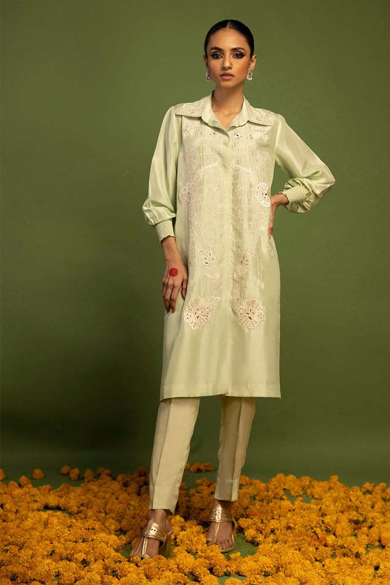 Wardha Saleem | Luxury Pret Traditional Wear | QALB - PURE SILK (2 PC) - by - Libasekhas UK - Registered Vendor of : Wardha Saleem - 100% Original Designer Dresss