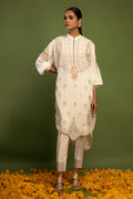 Wardha Saleem | Luxury Pret Traditional Wear | AKS-PURE SILK (2 PC) - by - Libasekhas UK - Registered Vendor of : Wardha Saleem - 100% Original Designer Dresss