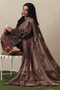 Cross Stitch | The Moonsoon Edit 26 | BRUNETTE GLAM-3PC PRINTED SUIT - by Libasekhas UK - Registered Vendor of : Cross Stitch - 100% Original Designer Dress