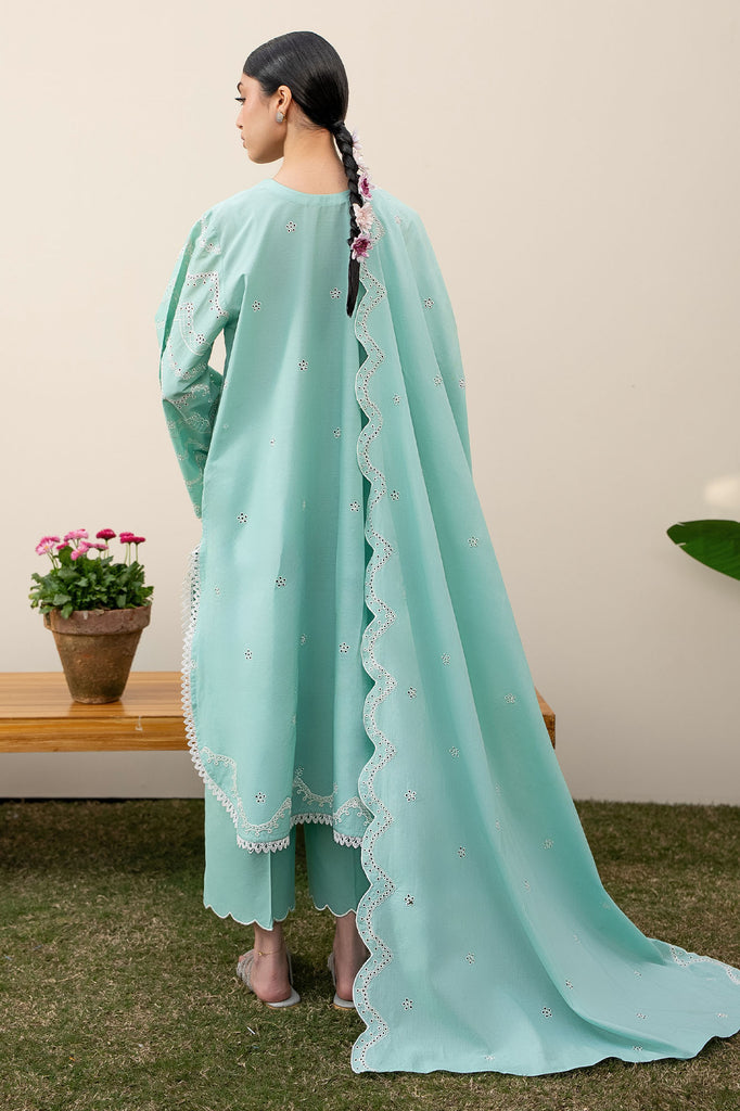 Cross Stitch | Emb Lawn Mahiri 26 | NEO MINT - by Libasekhas UK - Registered Vendor of : Cross Stitch - 100% Original Designer Dress