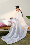 Cross Stitch | Emb Lawn Mahiri 26 | PERSIAN VIOLET - by Libasekhas UK - Registered Vendor of : Cross Stitch - 100% Original Designer Dress