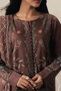 Cross Stitch | The Moonsoon Edit 26 | BRUNETTE GLAM-3PC PRINTED SUIT - by Libasekhas UK - Registered Vendor of : Cross Stitch - 100% Original Designer Dress