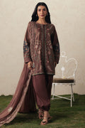 Cross Stitch | The Moonsoon Edit 26 | BRUNETTE GLAM-3PC PRINTED SUIT - by Libasekhas UK - Registered Vendor of : Cross Stitch - 100% Original Designer Dress