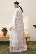 Cross Stitch | Emb Lawn Mahiri 26 | PRISTINE IVORY - by Libasekhas UK - Registered Vendor of : Cross Stitch - 100% Original Designer Dress