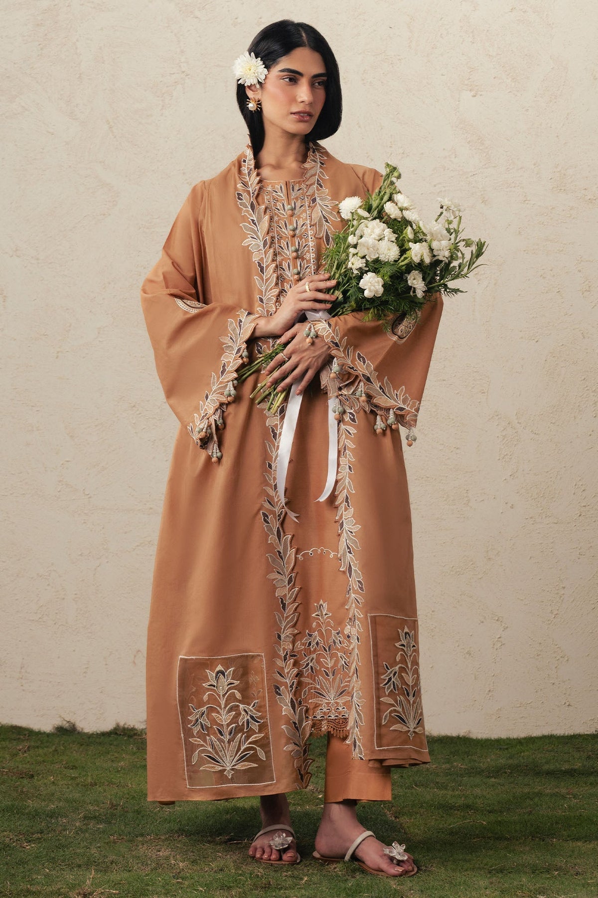 Cross Stitch | The Moonsoon Edit 26 | AMBER DUNE-3PC EMBROIDERED SUIT - by Libasekhas UK - Registered Vendor of : Cross Stitch - 100% Original Designer Dress