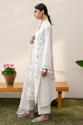 Cross Stitch | Emb Lawn Mahiri 26 | PRISTINE IVORY - by Libasekhas UK - Registered Vendor of : Cross Stitch - 100% Original Designer Dress