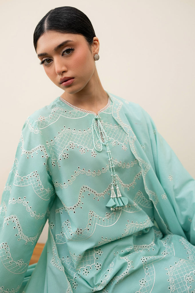Cross Stitch | Emb Lawn Mahiri 26 | NEO MINT - by Libasekhas UK - Registered Vendor of : Cross Stitch - 100% Original Designer Dress