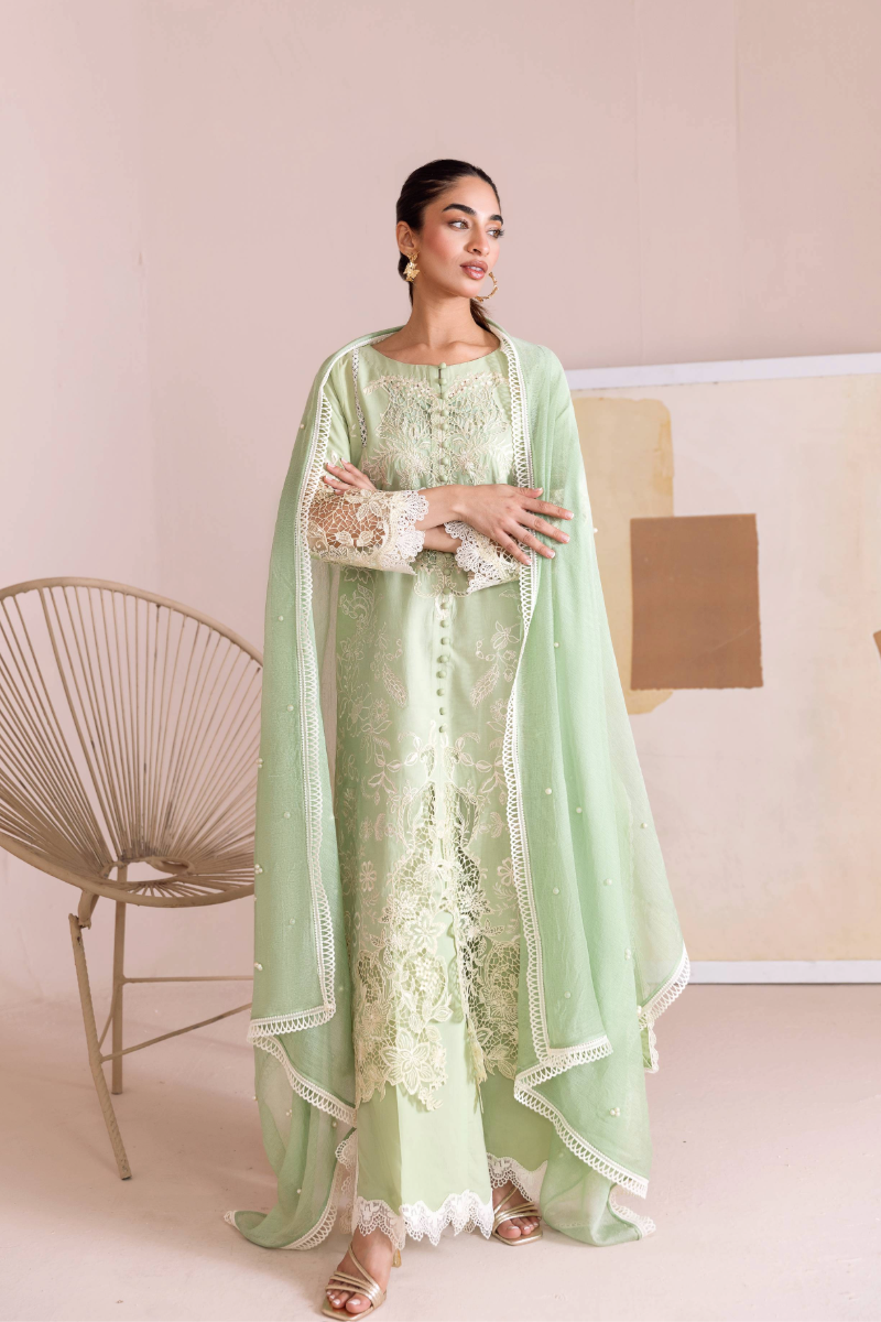 Manara | Mgrolia Garden 25 | SAGE - by - Libasekhas UK - Registered Vendor of : Manara - 100% Original Designer Dresss