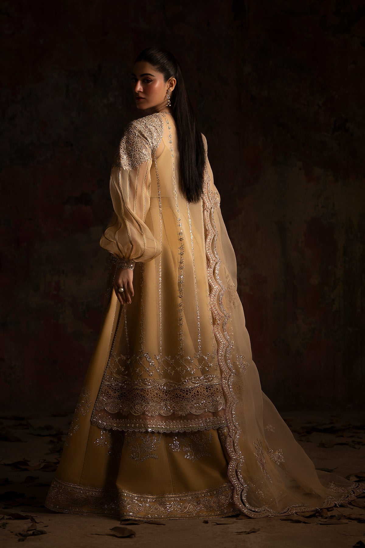 Nyra | Wedding Festive | Sunehri - by Libasekhas - Registered Vendor of : Nyra - 100% Original Designer Dress
