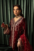 Motifz | Velvet Formals | 5099-SANDAL - by - Libasekhas UK - Registered Vendor of : Motifz - 100% Original Designer Dresss