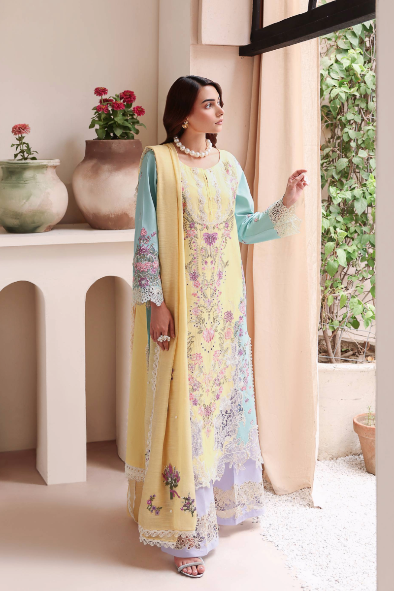Manara | Mgrolia Garden 25 | MACARON - by - Libasekhas UK - Registered Vendor of : Manara - 100% Original Designer Dresss