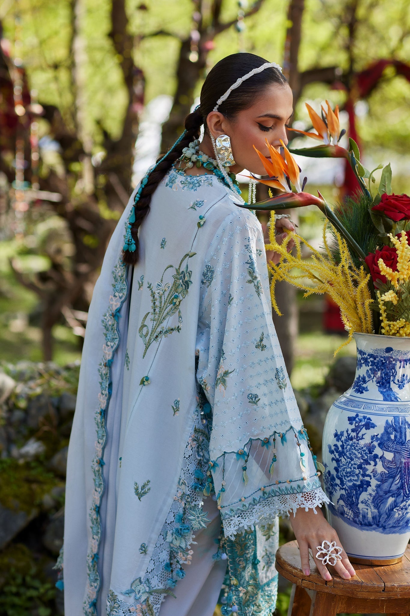 Elan | Kashmee Legacy Lawn 26 | MEHRVAAN (EL26-10 B) - by Libasekhas UK - Registered Vendor of : Elan - 100% Original Designer Dress