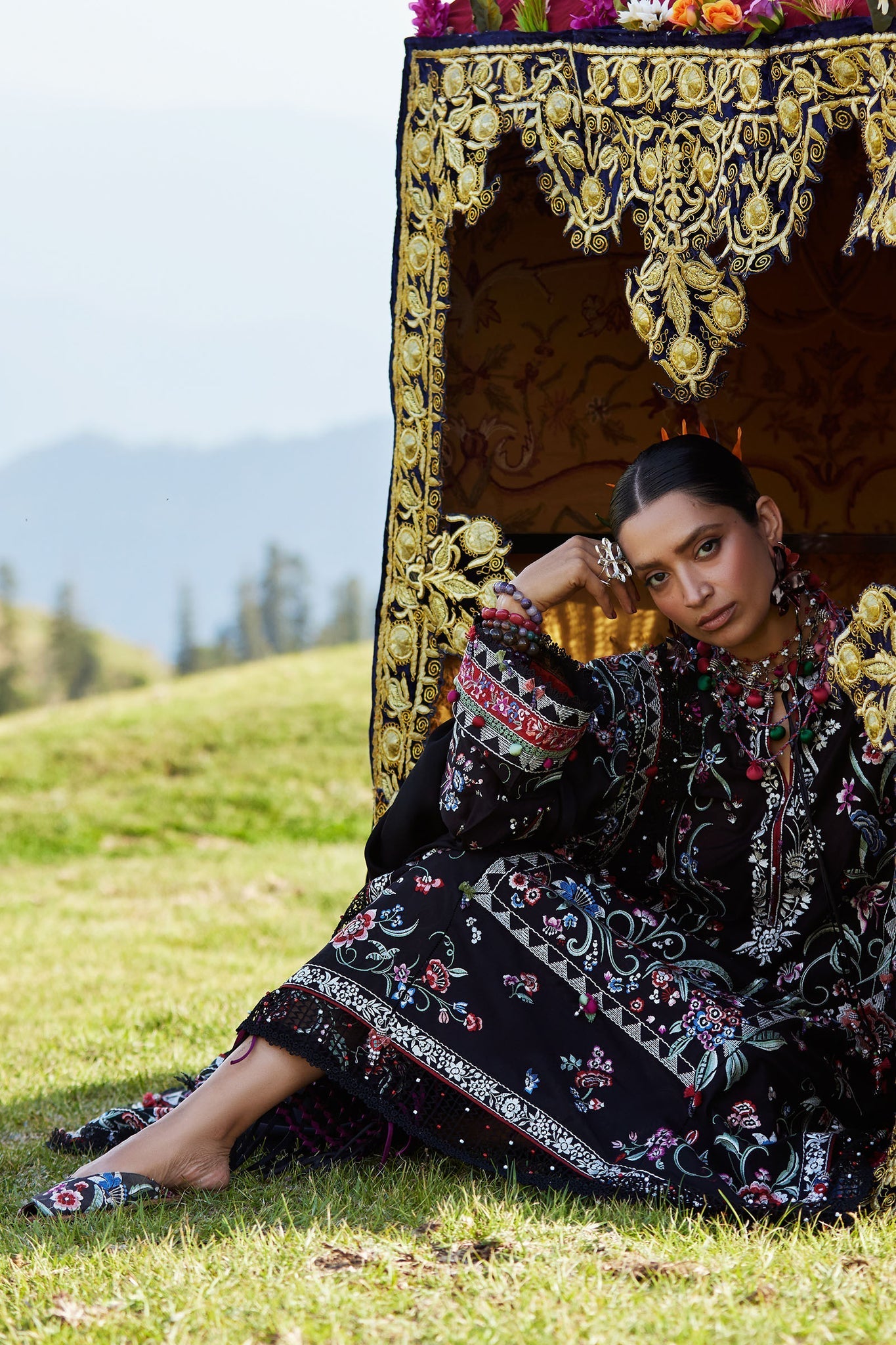 Elan | Kashmee Legacy Lawn 26 | ZABAR (EL26-01 A) - by Libasekhas UK - Registered Vendor of : Elan - 100% Original Designer Dress