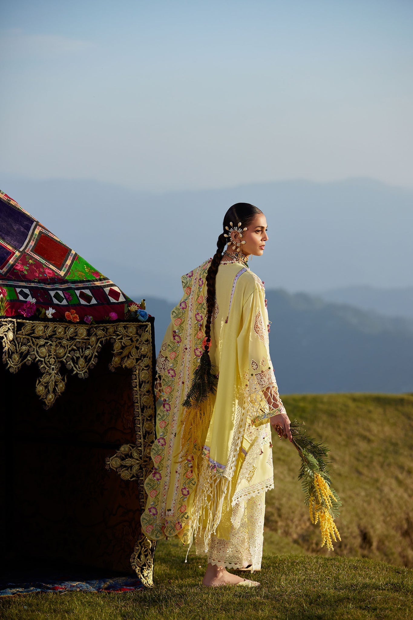 Elan | Kashmee Legacy Lawn 26 | NEELUNE (EL26-05 A) - by Libasekhas UK - Registered Vendor of : Elan - 100% Original Designer Dress