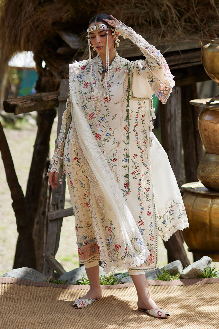 Elan | Kashmee Legacy Lawn 26 |SOZRAAG (EL26-03 B) - by Libasekhas UK - Registered Vendor of : Elan - 100% Original Designer Dress