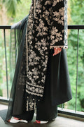 Cross Stitch | Eid Lawn Edit 26 |  OBSIDIAN BLOOM - by Libasekhas UK - Registered Vendor of : Cross Stitch - 100% Original Designer Dress
