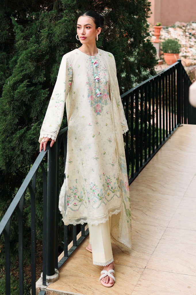 Cross Stitch | Eid Lawn Edit 26 | TROPIC MIST - by Libasekhas UK - Registered Vendor of : Cross Stitch - 100% Original Designer Dress