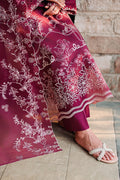 Cross Stitch | Eid Lawn Edit 26 | PLUM ESSENCE - by Libasekhas UK - Registered Vendor of : Cross Stitch - 100% Original Designer Dress