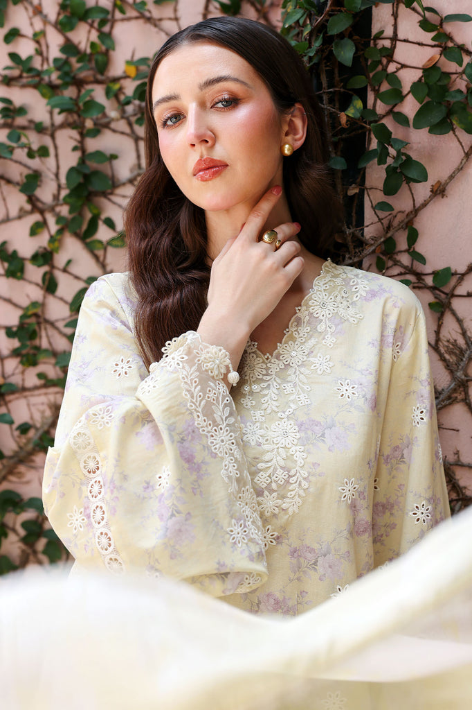 Cross Stitch | Eid Lawn Edit 26 | ORCHID FLARE - by Libasekhas UK - Registered Vendor of : Cross Stitch - 100% Original Designer Dress