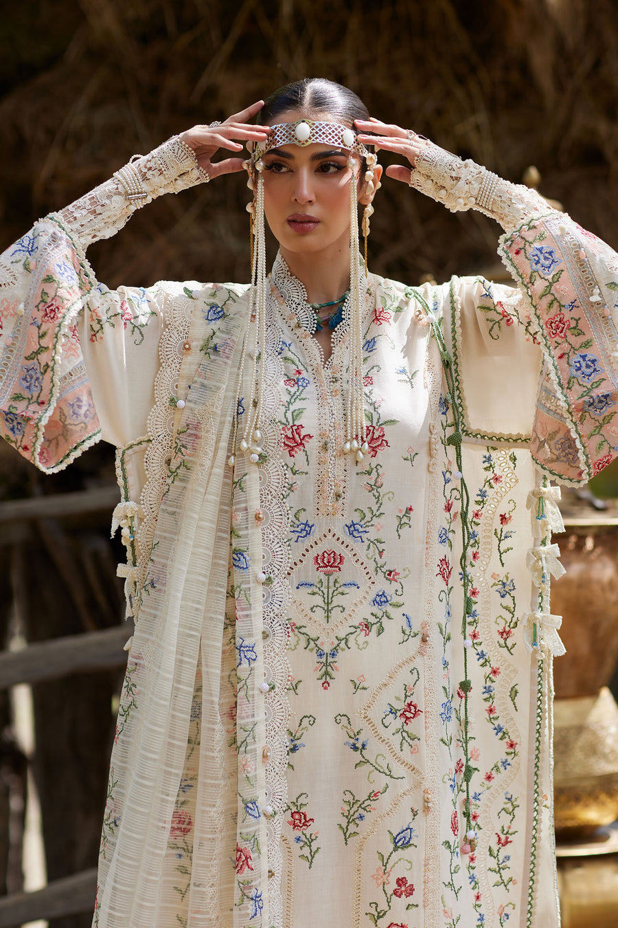 Elan | Kashmee Legacy Lawn 26 |SOZRAAG (EL26-03 B) - by Libasekhas UK - Registered Vendor of : Elan - 100% Original Designer Dress