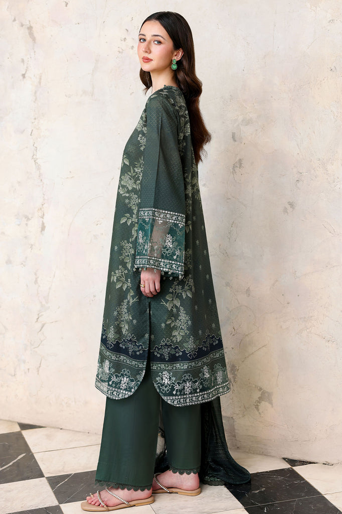 Cross Stitch | Eid Lawn Edit 26 | FOREST MUSE - by Libasekhas UK - Registered Vendor of : Charzima - 100% Original Designer Dress