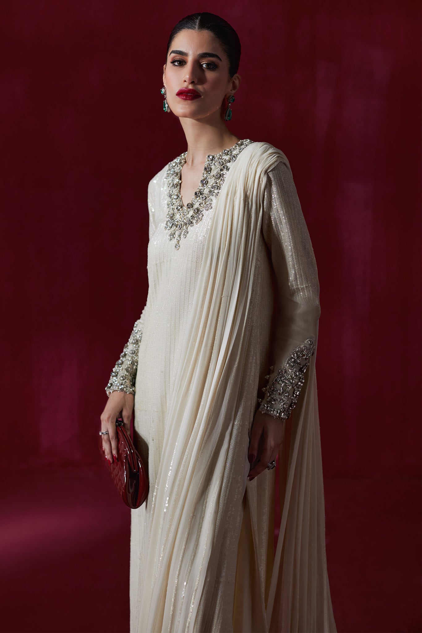 Elan | Luxury Wedding Wears | POUSSIERE DE LUNE (EP-20997) - by Libasekhas UK - Registered Vendor of : Elan - 100% Original Designer Dress