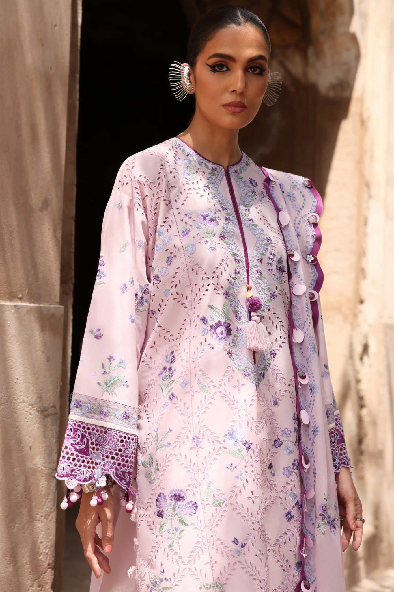 Elan | Luxury Lawn 25 | ALARA (EL25-12 B) - by - Libasekhas UK - Registered Vendor of : Elan - 100% Original Designer Dresss