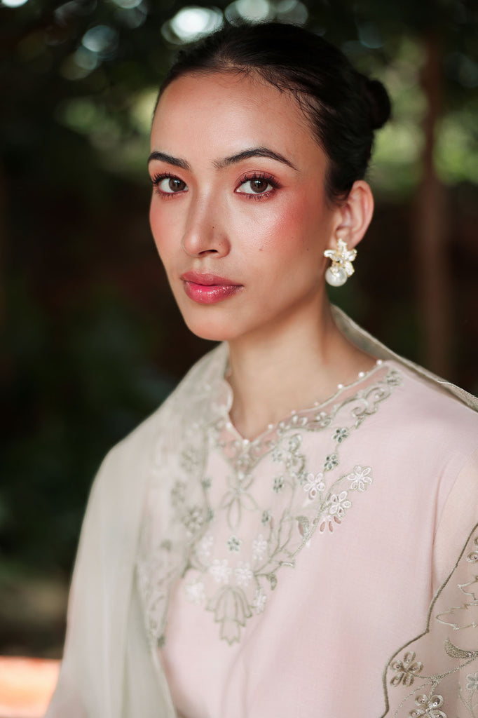 Cross Stitch | Eid Lawn Edit 26 |PEARL SAGE - by Libasekhas UK - Registered Vendor of : Cross Stitch - 100% Original Designer Dress