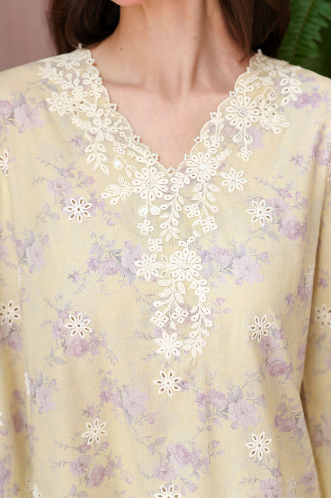 Cross Stitch | Eid Lawn Edit 26 | ORCHID FLARE - by Libasekhas UK - Registered Vendor of : Cross Stitch - 100% Original Designer Dress