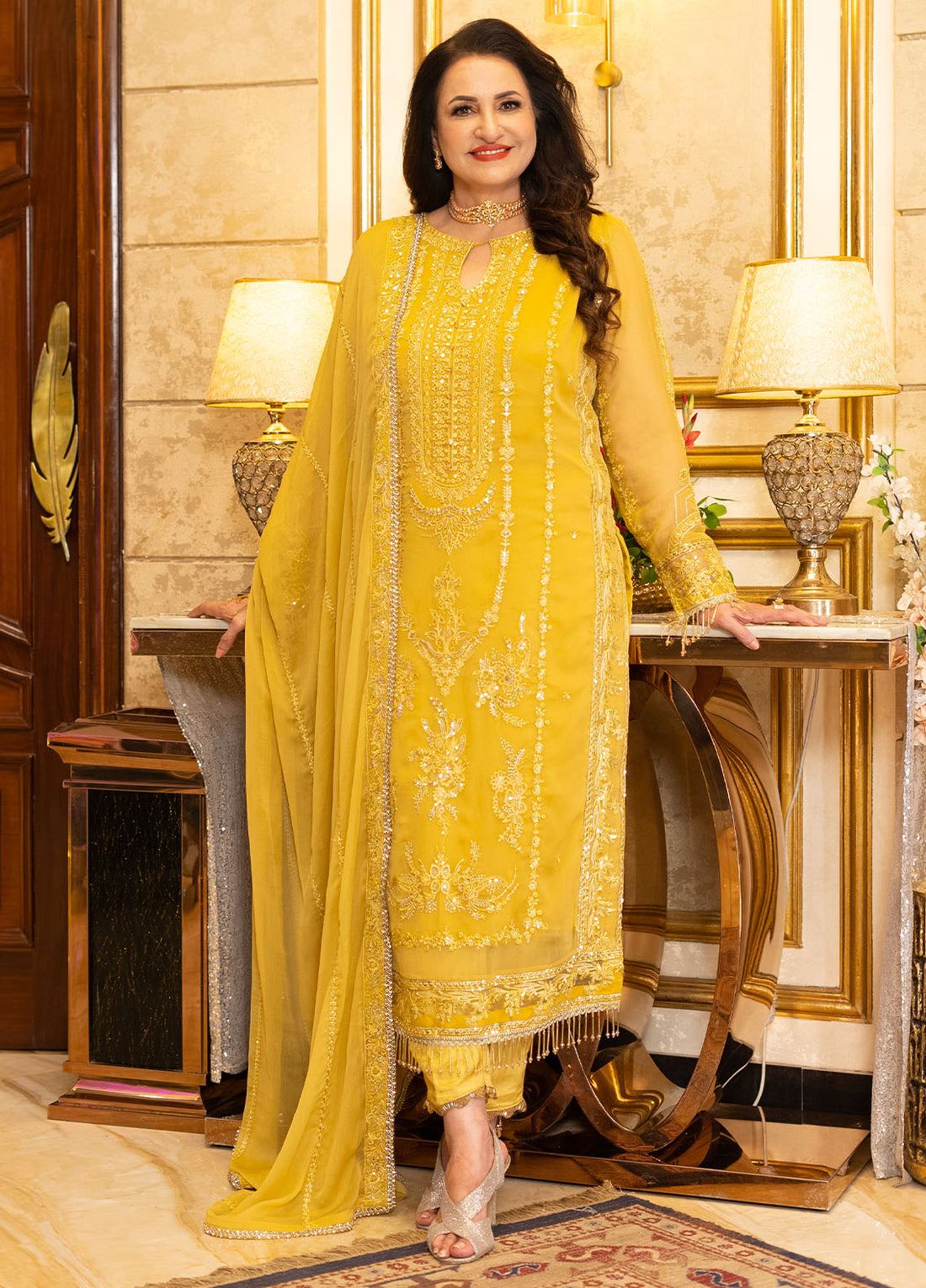 Sahane | Savoir Luxury Formals Savoir | CT-140005 Girasol - Savoir - by - Libasekhas UK - Registered Vendor of : Sahane - 100% Original Designer Dresss