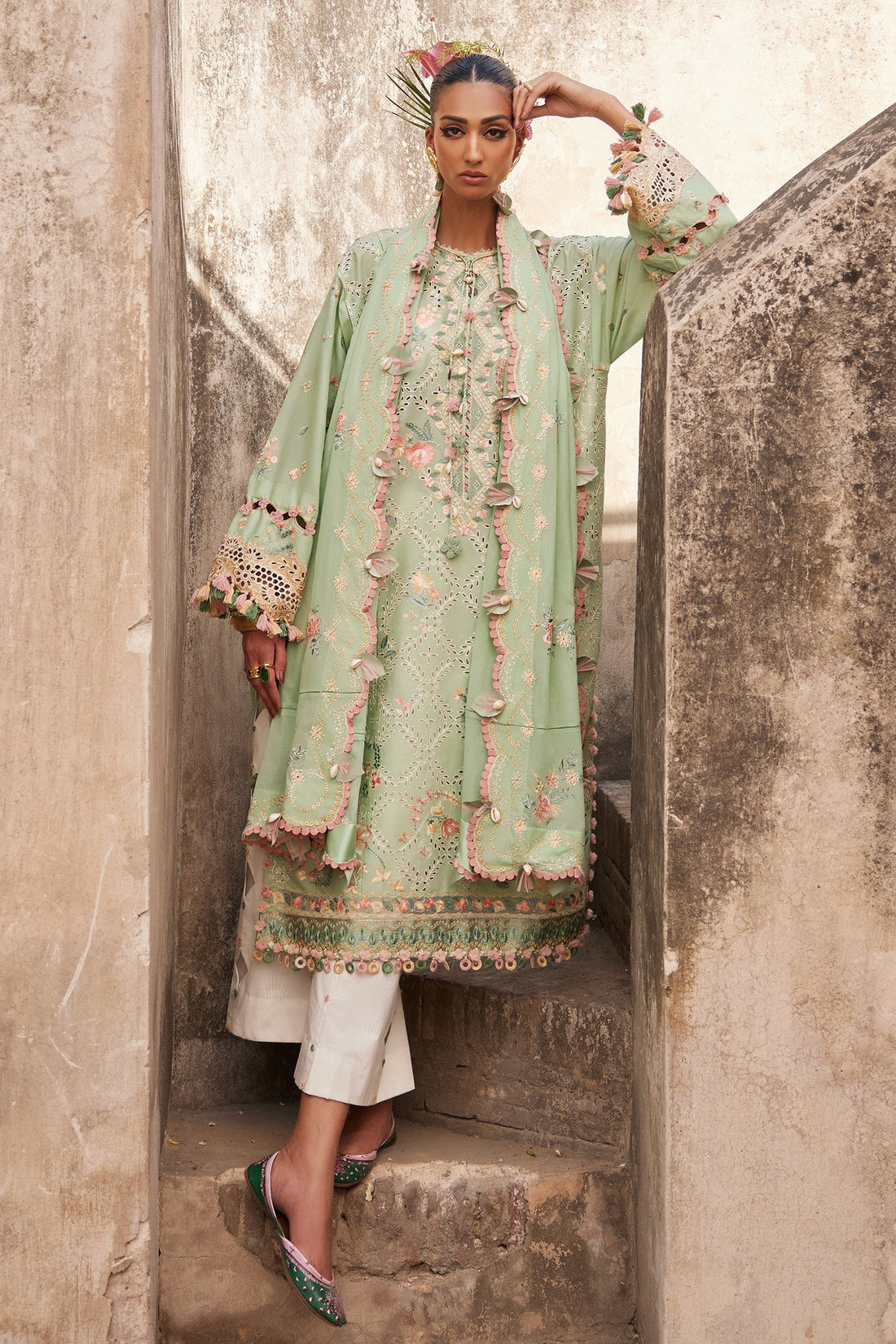 Elan | Luxury Lawn 25 | ALARA (EL25-12 A) - by - Libasekhas UK - Registered Vendor of : Elan - 100% Original Designer Dresss