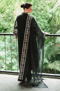 Cross Stitch | Eid Lawn Edit 26 |  OBSIDIAN BLOOM - by Libasekhas UK - Registered Vendor of : Cross Stitch - 100% Original Designer Dress