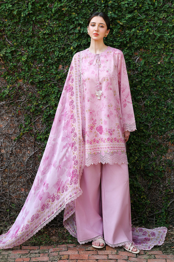 Cross Stitch | Eid Lawn Edit 26 |  SPRING LILAC - by Libasekhas UK - Registered Vendor of : Cross Stitch - 100% Original Designer Dress