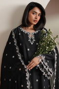 Cross Stitch | Mahiri Embroidered Collection 26 | NOIR CANVAS - by Libasekhas UK - Registered Vendor of : Cross Stitch - 100% Original Designer Dress