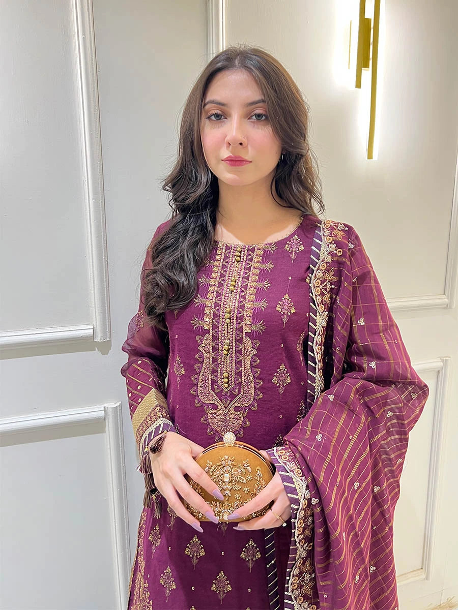 Salitex | Signature Festive Chiffon | SUNW6JI040UT - by - Libasekhas UK - Registered Vendor of : Salitex - 100% Original Designer Dresss