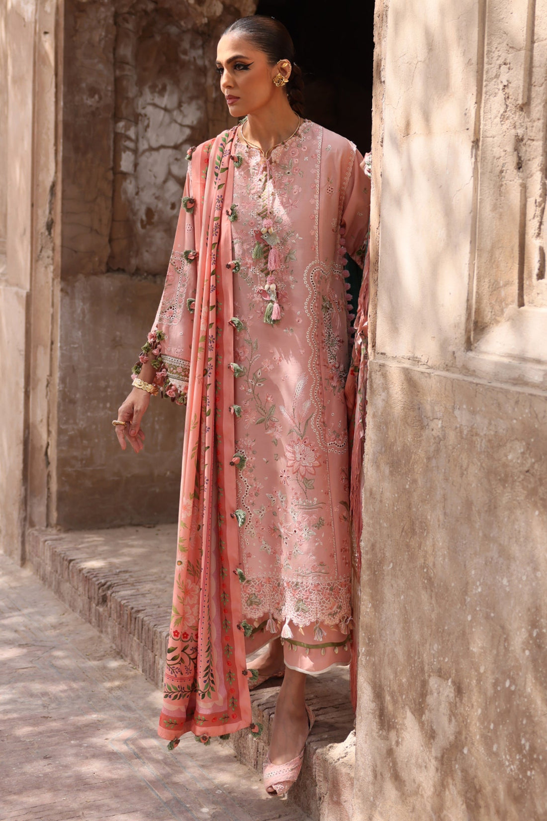 Elan | Luxury Lawn 25 | SERENE (EL25-01 A) - by - Libasekhas UK - Registered Vendor of : Elan - 100% Original Designer Dresss