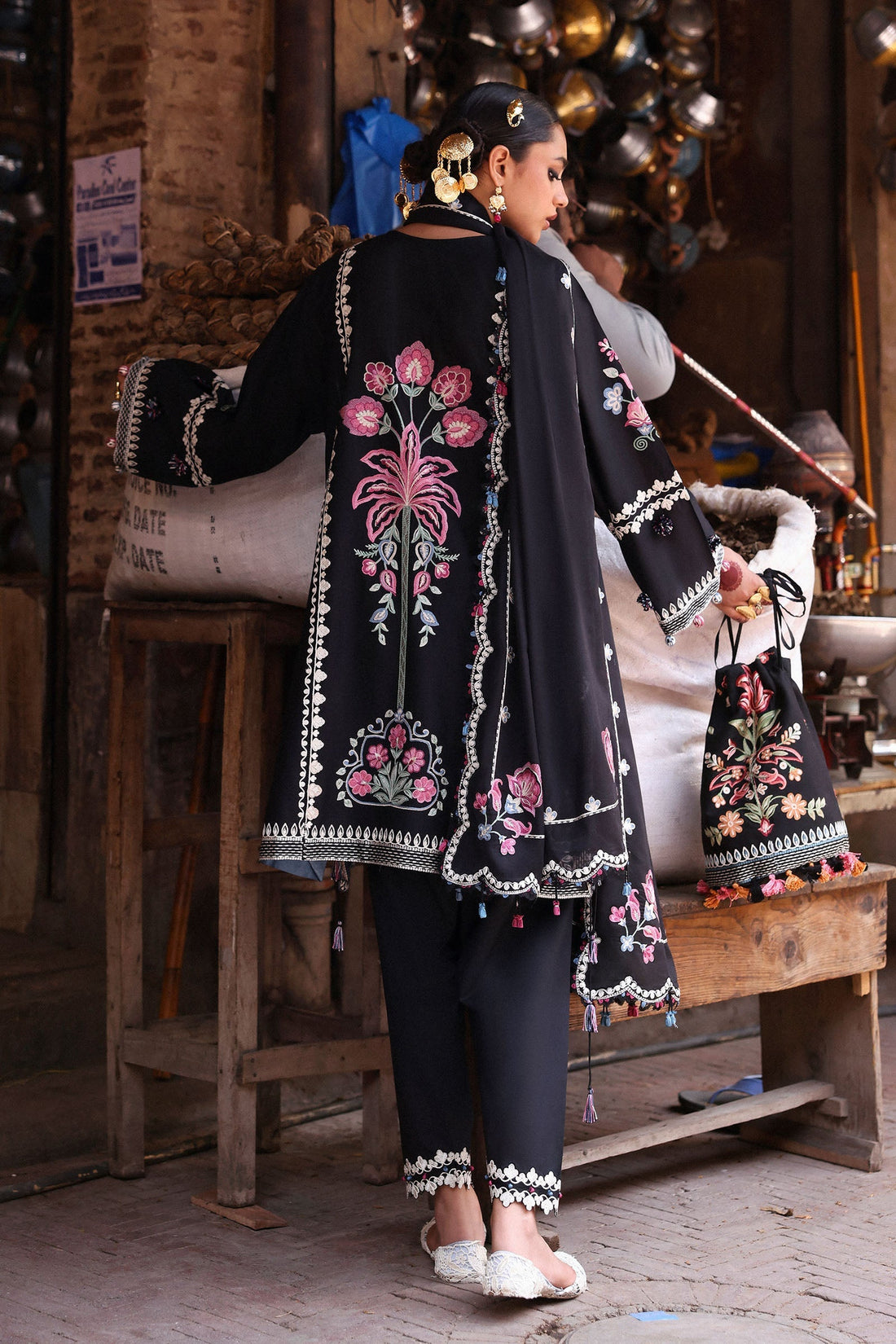Zaha | Festive Lawn 25 | ZEENAT (ZF-25-07) - by - Libasekhas UK - Registered Vendor of : zaha - 100% Original Designer Dresss