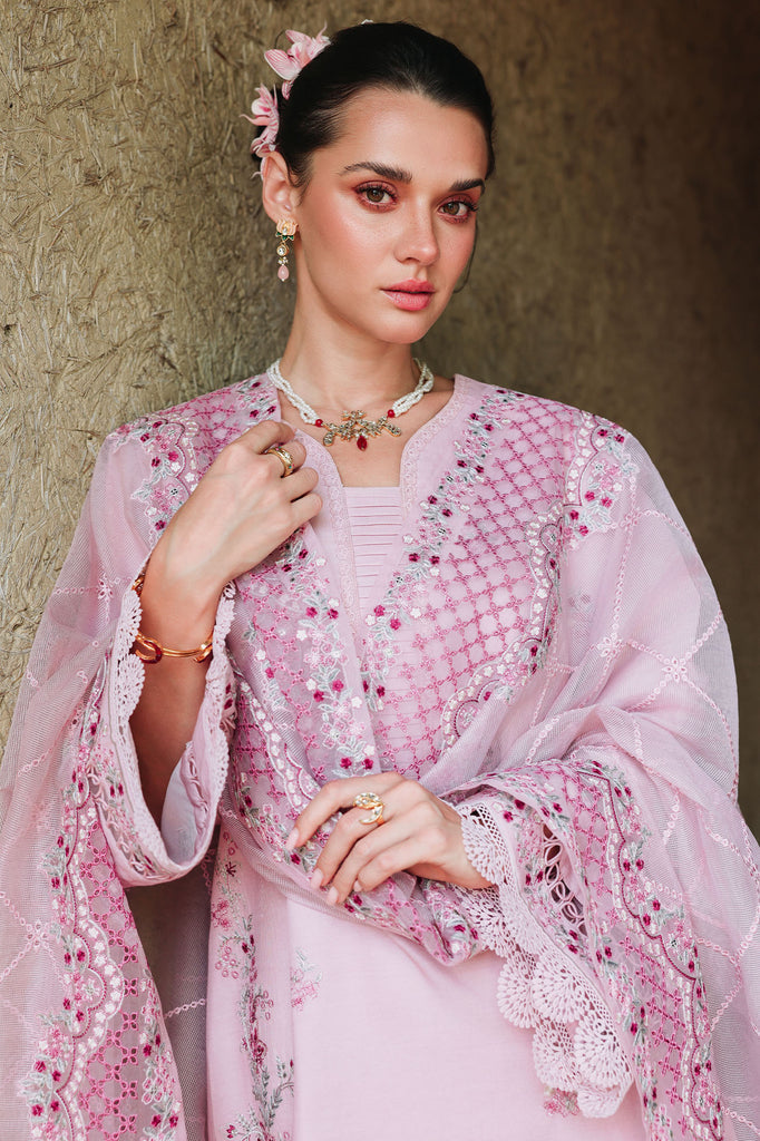 Cross Stitch | Eid Lawn Edit 26 |  LAVENDER LUXE - by Libasekhas UK - Registered Vendor of : Cross Stitch - 100% Original Designer Dress