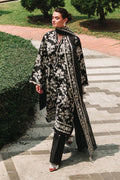 Cross Stitch | Eid Lawn Edit 26 |  OBSIDIAN BLOOM - by Libasekhas UK - Registered Vendor of : Cross Stitch - 100% Original Designer Dress