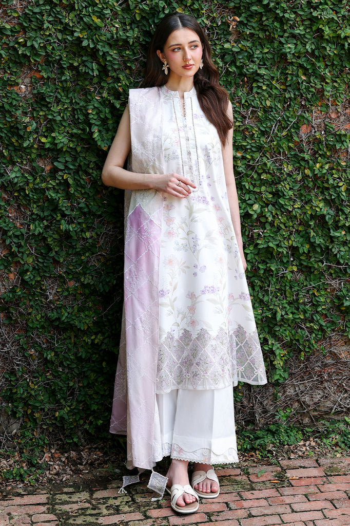Cross Stitch | Eid Lawn Edit 26 |MEADOW DREAM - by Libasekhas UK - Registered Vendor of : Cross Stitch - 100% Original Designer Dress
