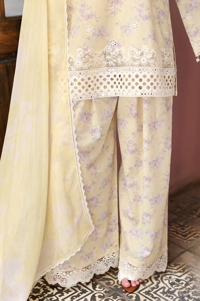 Cross Stitch | Eid Lawn Edit 26 | ORCHID FLARE - by Libasekhas UK - Registered Vendor of : Cross Stitch - 100% Original Designer Dress