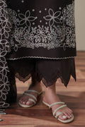 Cross Stitch | Mahiri Embroidered Collection 26 | SEAL BROWN - by Libasekhas UK - Registered Vendor of : Cross Stitch - 100% Original Designer Dress